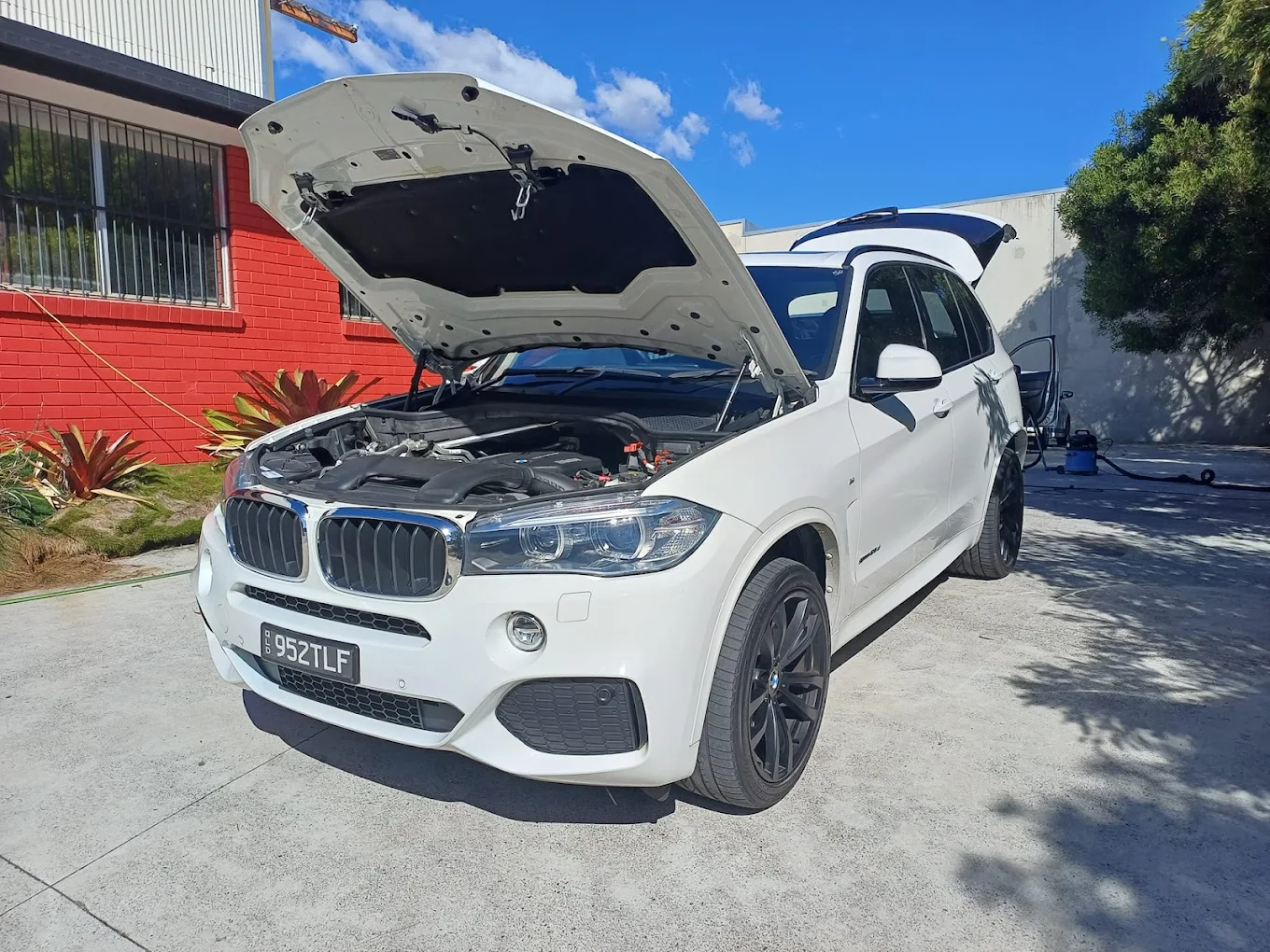 BMW X5 luxury SUV detailing